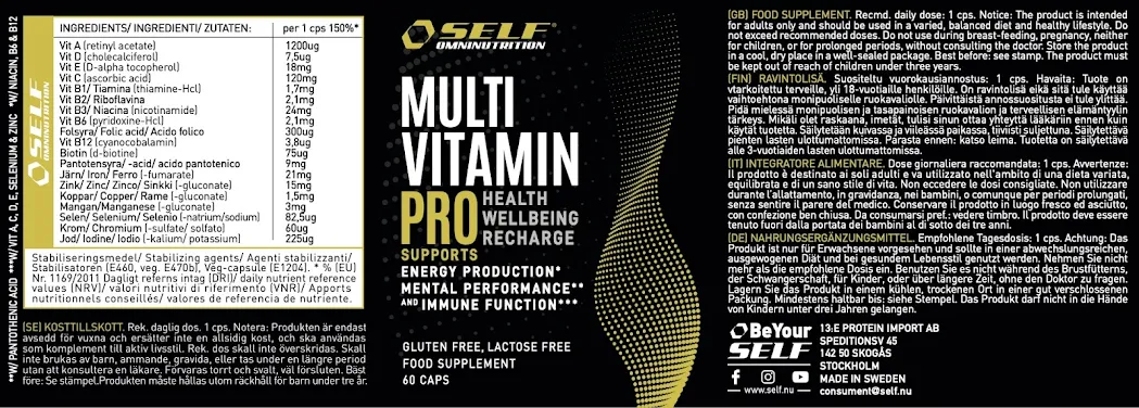 Self Omninutrition - Multivitaminico - 60/120 compresse