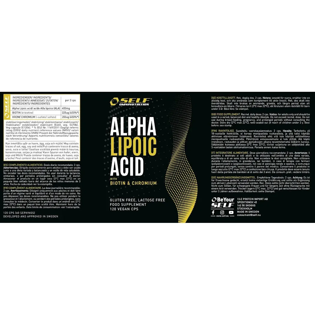 Self Omninutrition Ala Acido Alfa Lipoico 120 compresse