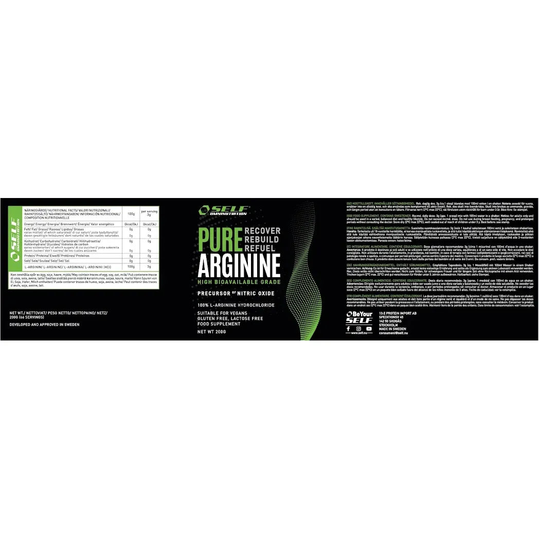 Self Omninutrition L-Arginina 200 grammi
