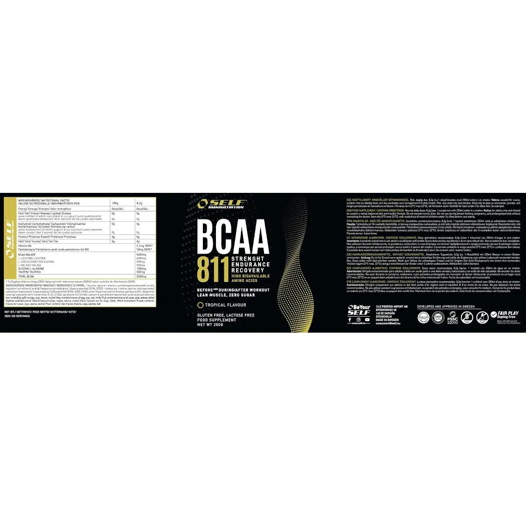 Self Omninutrition Bcaa 8.1.1 Polvere 400 grammi