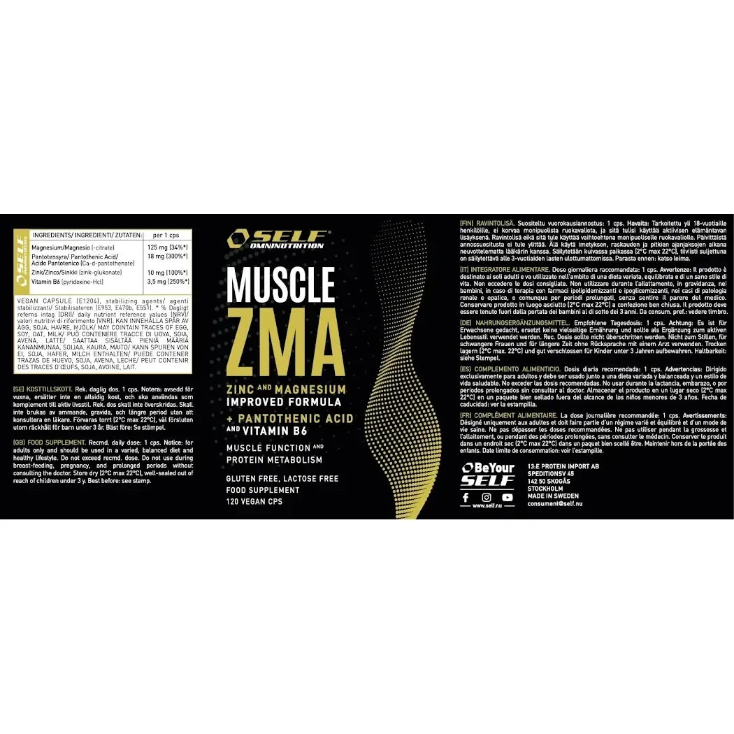 Self Omninutrition Muscle Zma 120 compresse