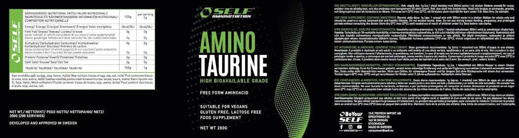 Self Omninutrition - Taurina - 200 Gr