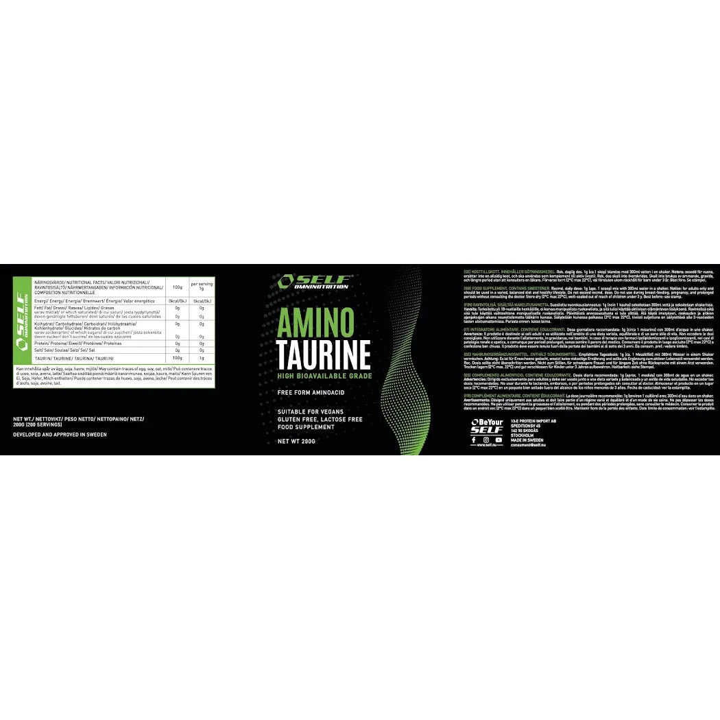 Self Omninutrition Taurina 200 grammi