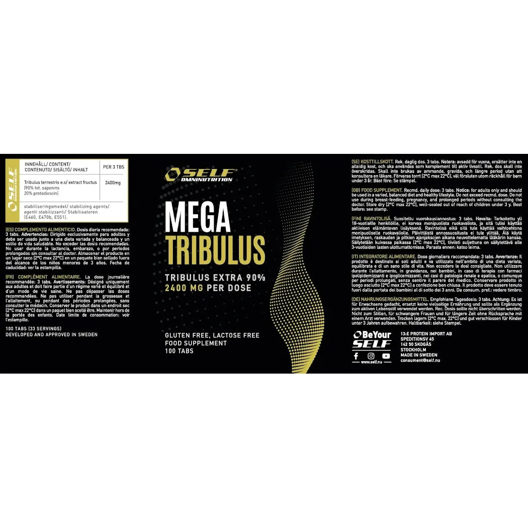 Self Omninutrition Mega Tribulus 100 compresse