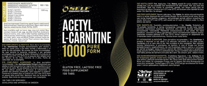 Self Omninutrition - Acetyl L-Carnitine 1000 - 100 compresse