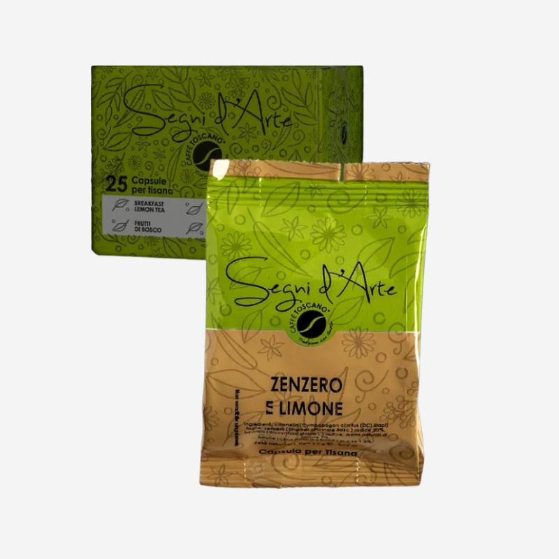 Capsule Segni d’Arte Zenzero e Limone