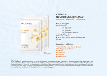 WETCODE - Camellia Hydrating Moisture Mask *10pz