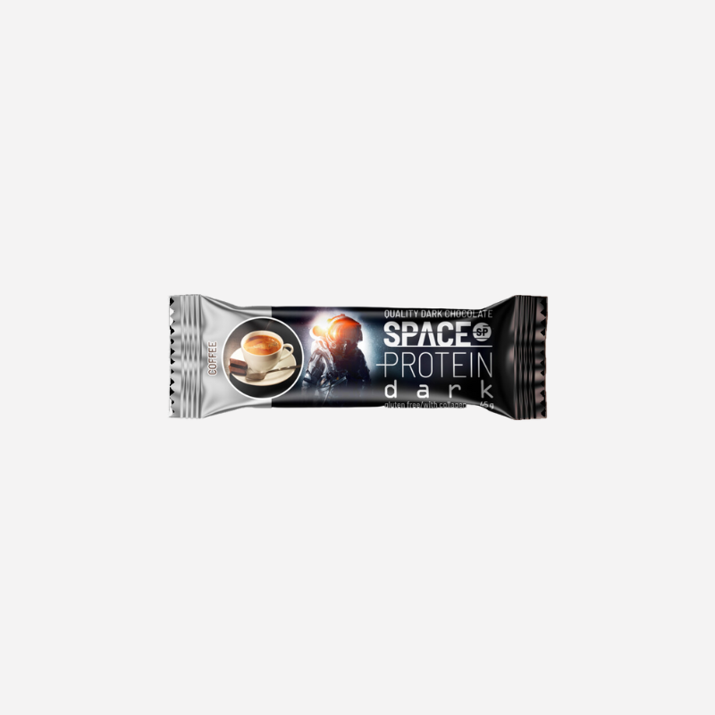 Space Protein Dark Bar - Caffè - 45 gr