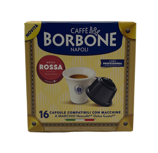 Borbone compatibili Dolce Gusto®* Miscela Rossa 16 capsule
