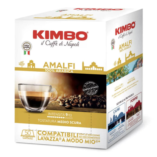 50 Capsule Kimbo Amalfi compatibili Lavazza® A Modo Mio®