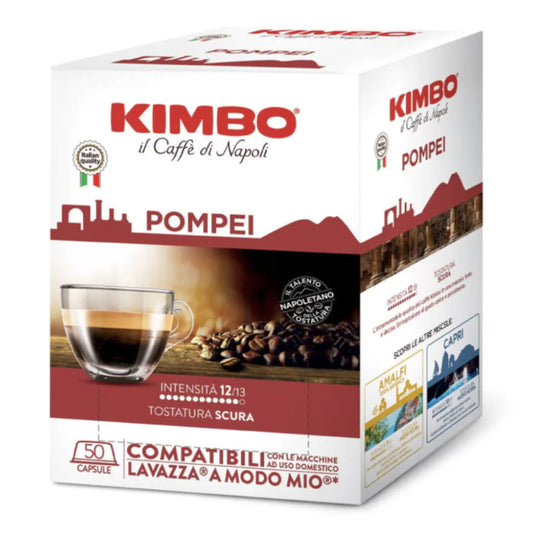 50 Capsule Kimbo Pompei compatibili Lavazza® A Modo Mio®