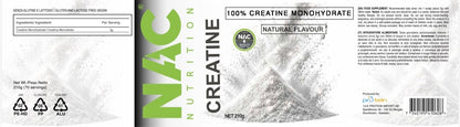 NAC Nutrition Creatina Monoidrato naturale 210 grammi