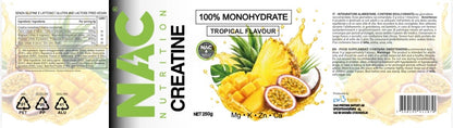NAC Nutrition Creatina Monoidrato Aromatizzata 250 grammi