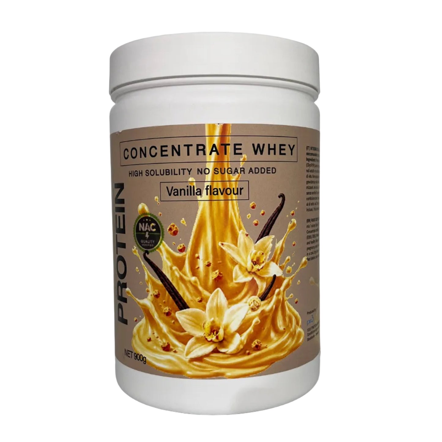 NAC Nutrition Concentrate Whey Protein 900 grammi
