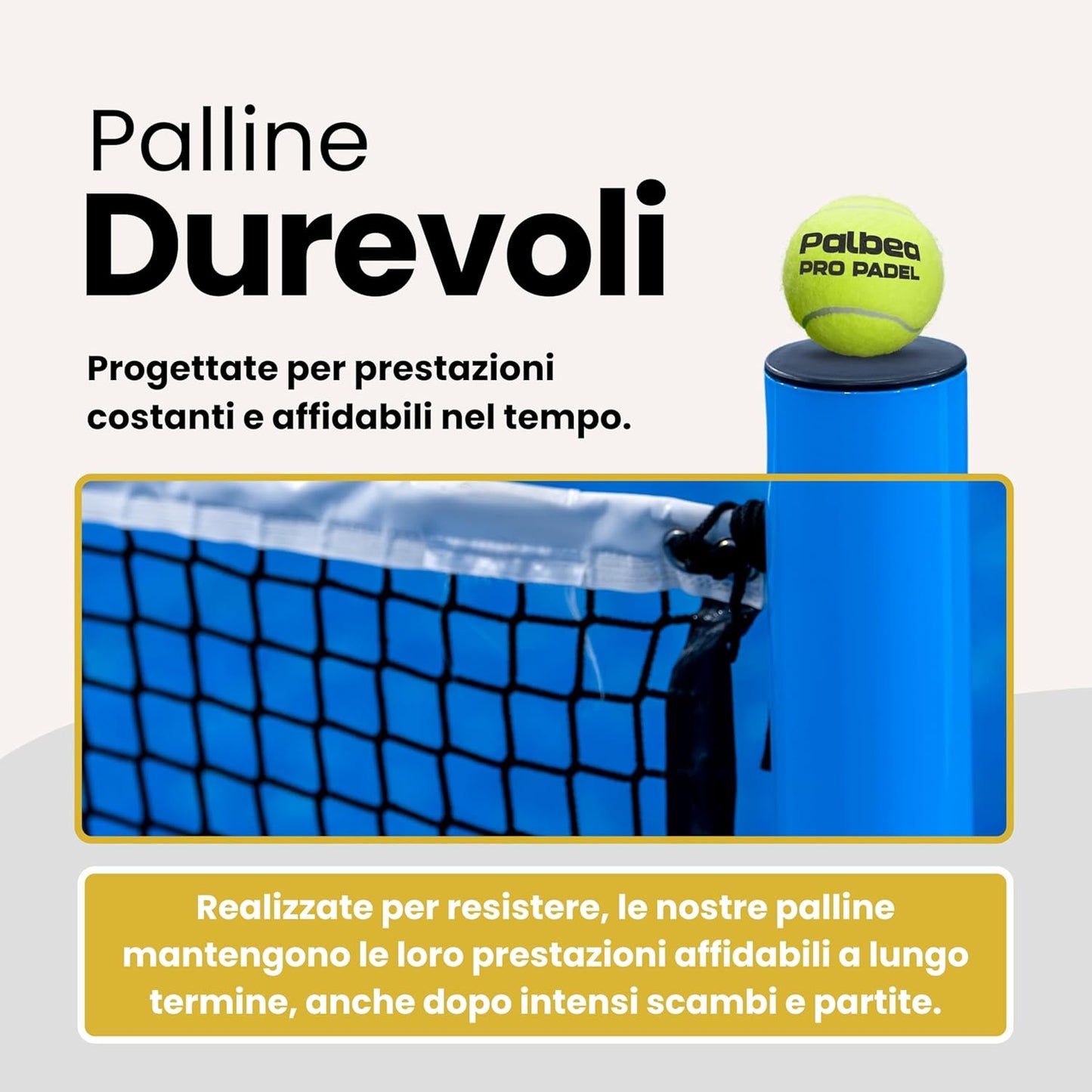 Palline Padel Approvate FIP - Palbea Pro Padel