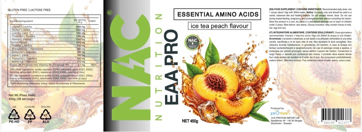 NAC Nutrition EAA Pro 450 grammi