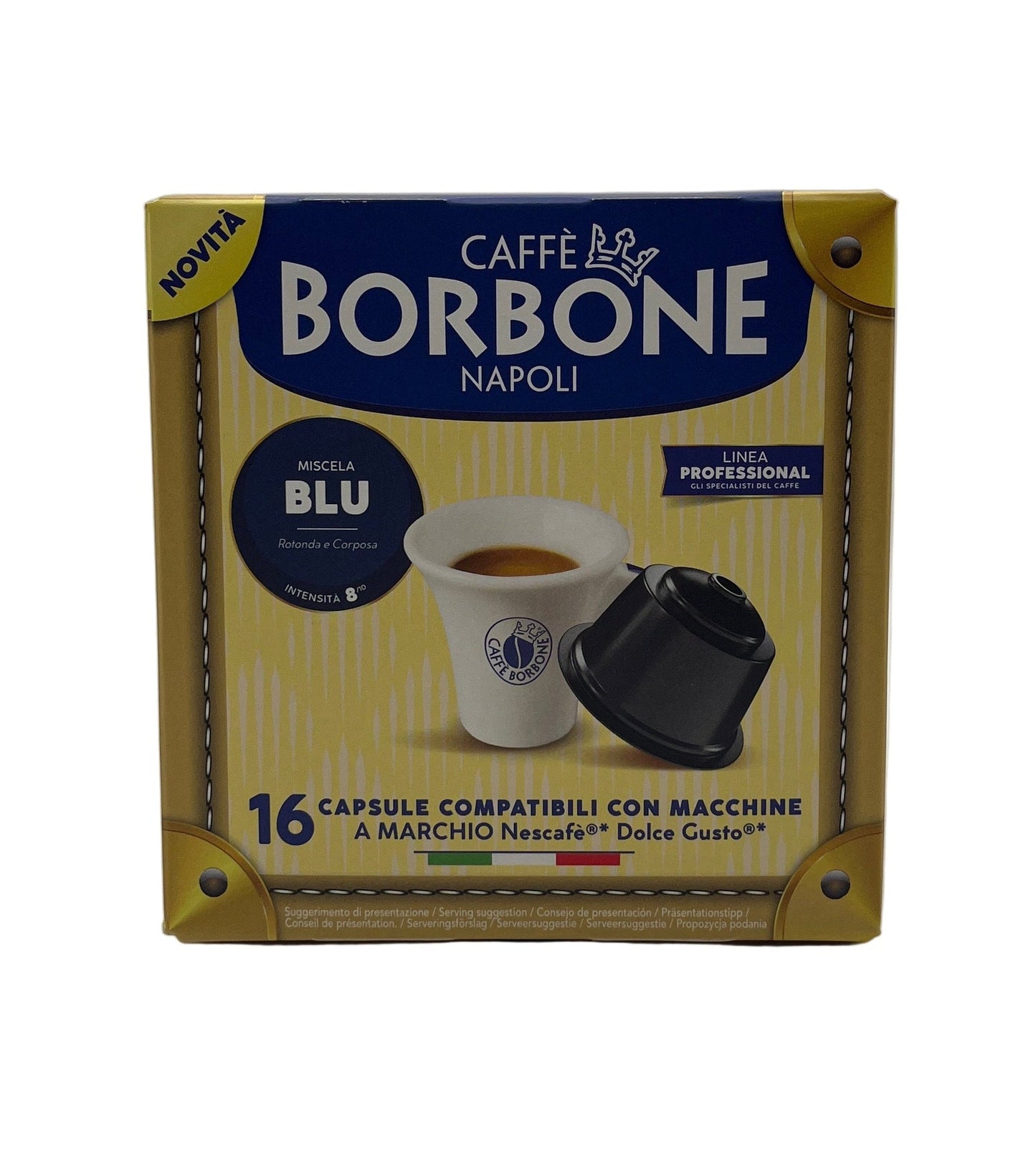 Borbone compatibili Dolce Gusto®* Miscela Blu 16 capsule