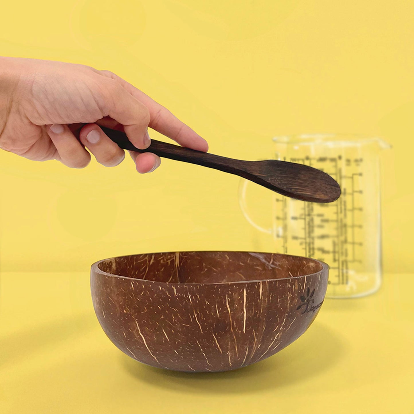 Cocco Bowl Artigianali iHEALTHY: Set Ciotola e Cucchiaio Eco-Friendly per i Tuoi Piatti