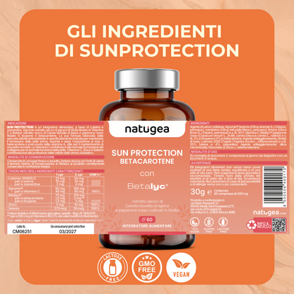 Betacarotene -  Accelleratore abbronzatura