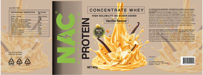 NAC Nutrition Concentrate Whey Protein 900 grammi