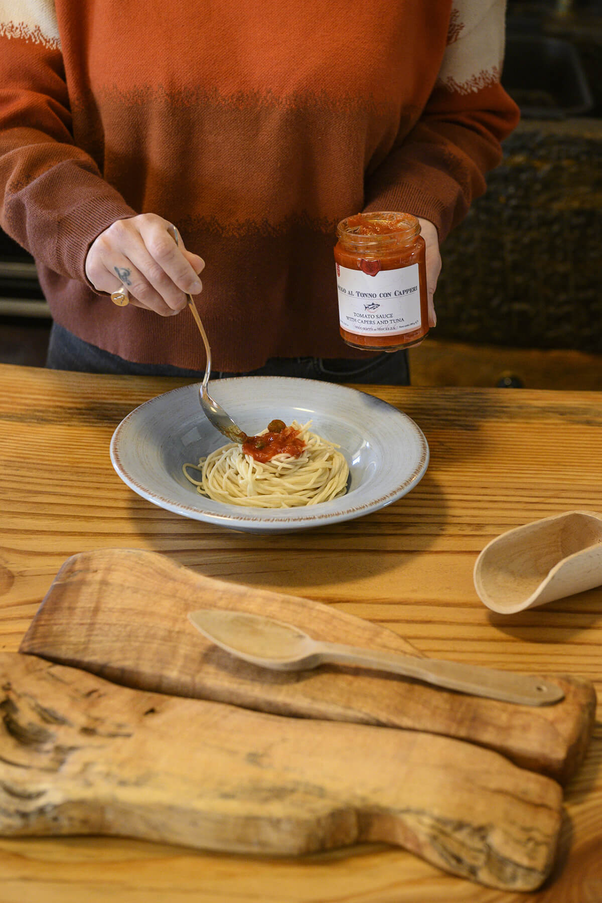 Sugo al tonno con capperi - Segreti di Sicilia