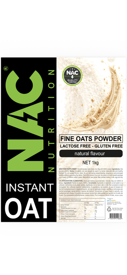 NAC Nutrition Instant Oat polvere 1 Kg