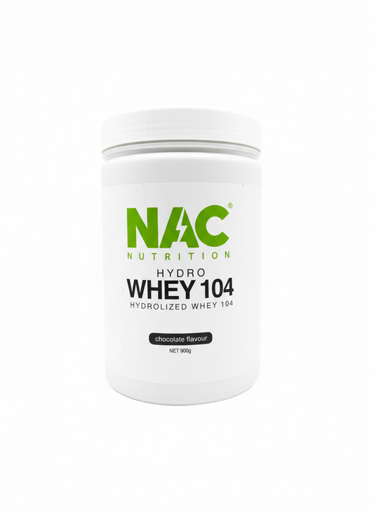 NAC Nutrition - Hydro Whey 104 Protein -  900 grammi