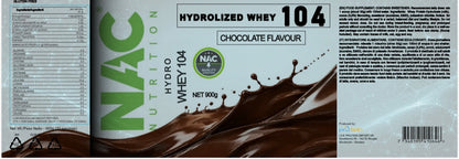 NAC Nutrition Hydro Whey 104 Protein 900 grammi + Shaker omaggio