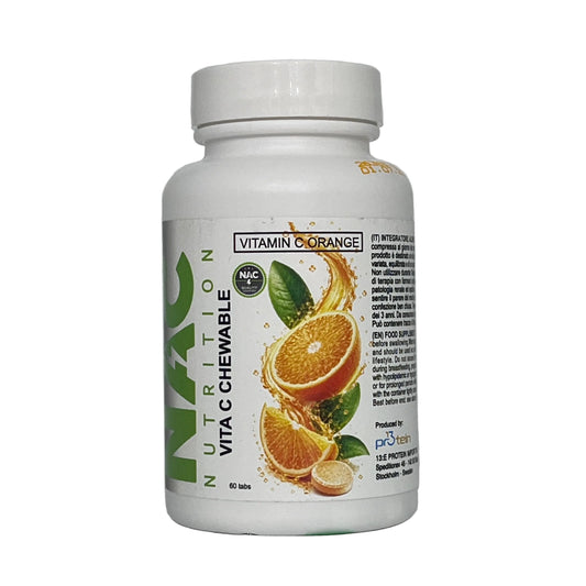 NAC Nutrition Vitamina C Masticabile - Gusto Arancia (60 cpr)