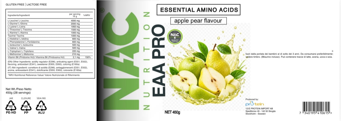NAC Nutrition EAA Pro 450 grammi
