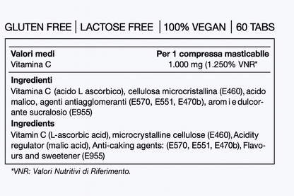 NAC Nutrition Vitamina C Masticabile 60 compresse