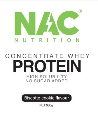 NAC Nutrition Concentrate Whey Protein 900 grammi