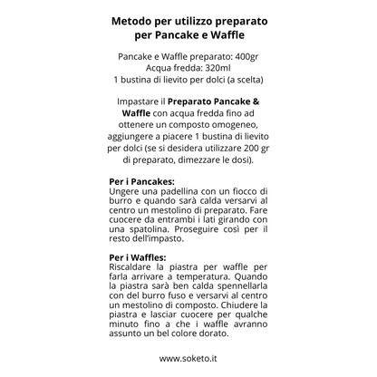Pancake & Waffle SoKeto Mix – Gusto irresistibile, 1% di zuccheri!