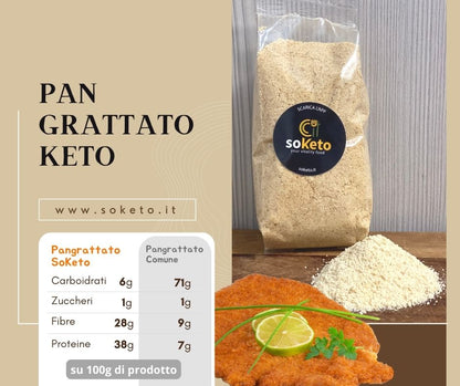 Pangrattato Keto low carb (250gr)