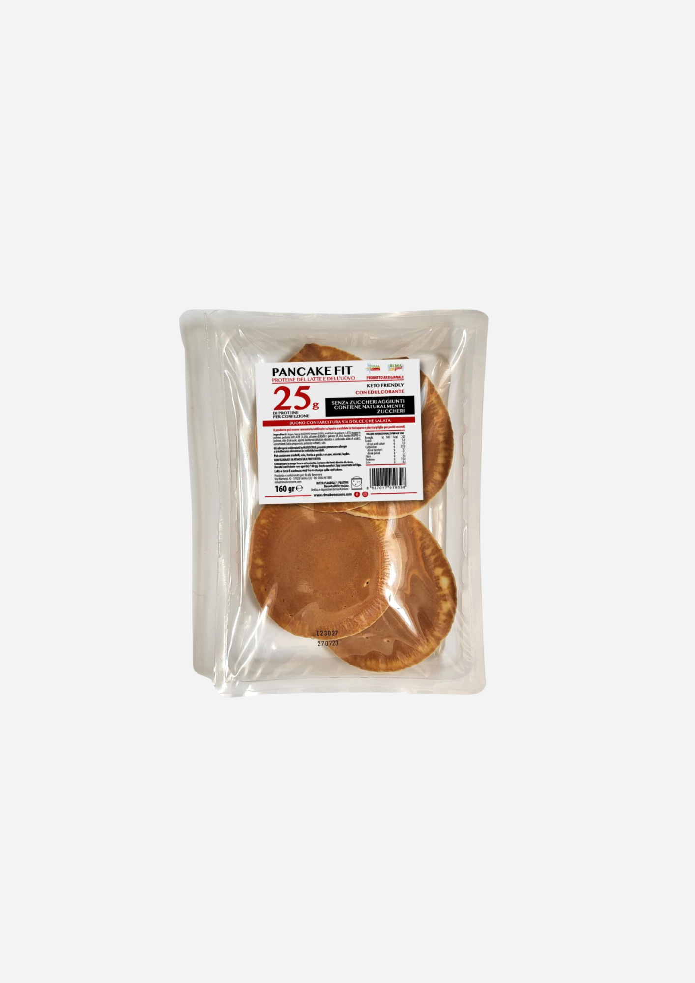RI.MA Benessere - Pancake Fit Proteico - 25 grammi