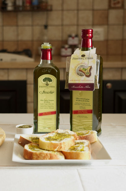 Frescolio - Olio Novello Extravergine di Oliva non filtrato Frantoi Cutrera Bottiglia Singola