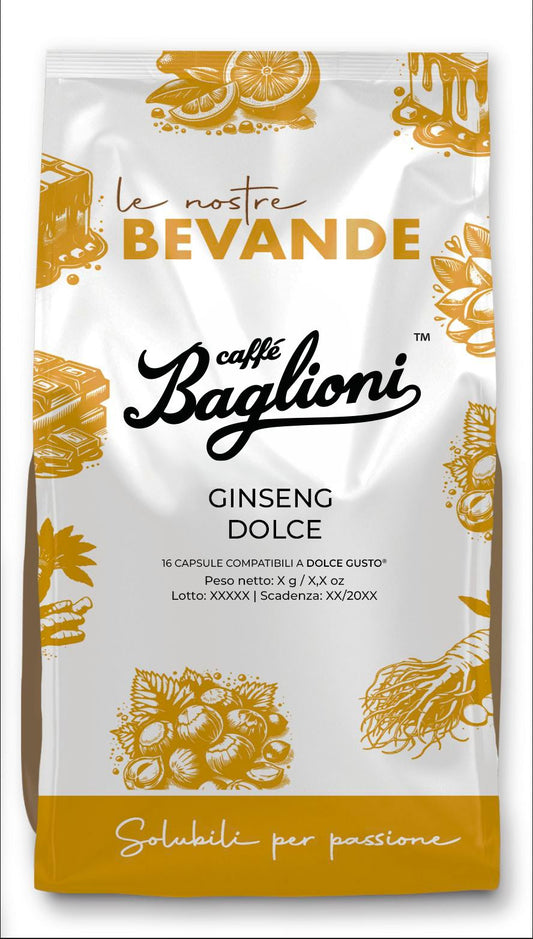 Caffè Baglioni Ginseng Dolce - Dolce Gusto* 8 Cps