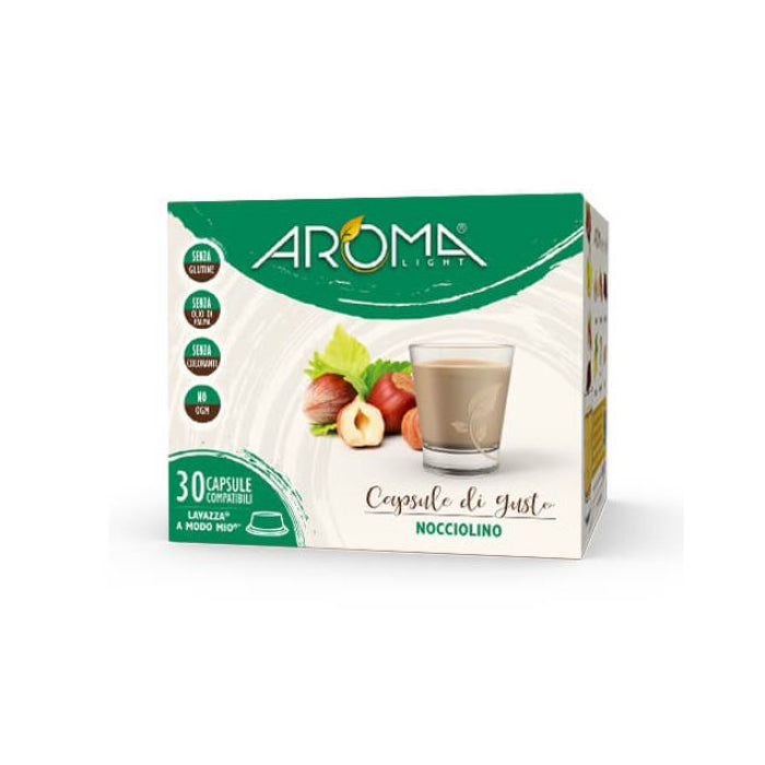 AROMA Nocciolino 30 Capsule Compatibili A Modo Mio*