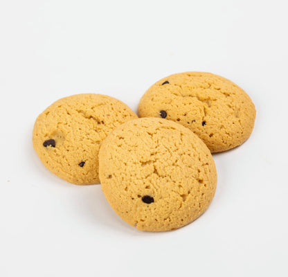 Biscotti Frollini KETO SENZA GLUTINE con gocce di cioccolato 0% zuccheri