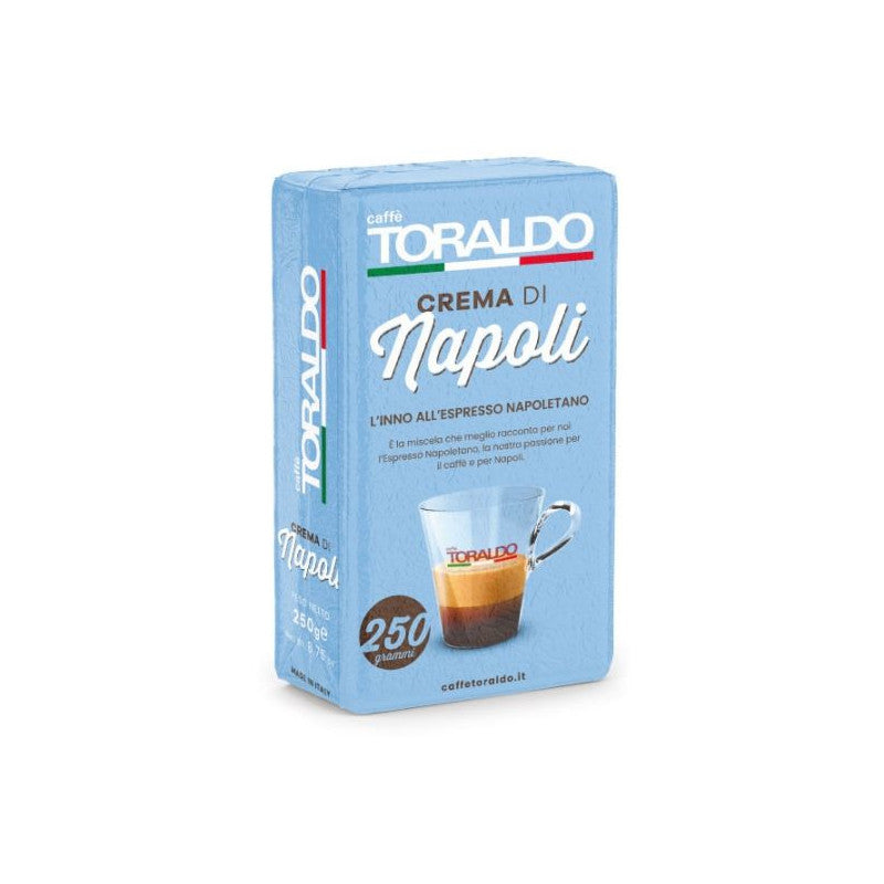 Caffè TORALDO - Macinato - Crema di Napoli - 250 gr