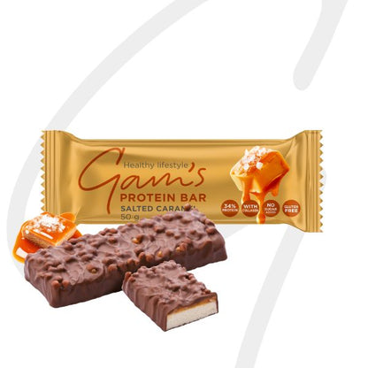 Gam's Barretta Proteica Caramello Salato 50 grammi
