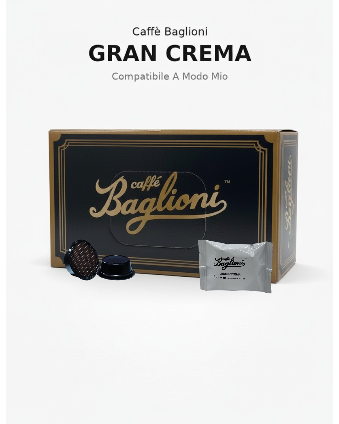Caffè Baglioni - Gran Crema - A Modo Mio - 50 Cps