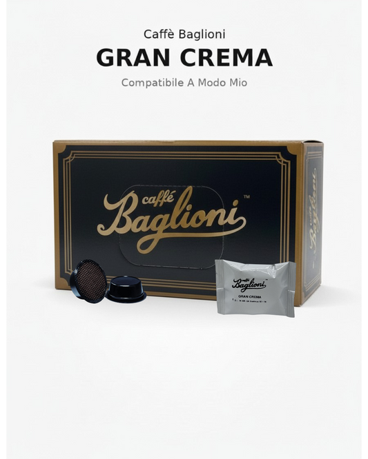 Caffè Baglioni - Gran Crema - Compatibile a Modo Mio - 50 capsule