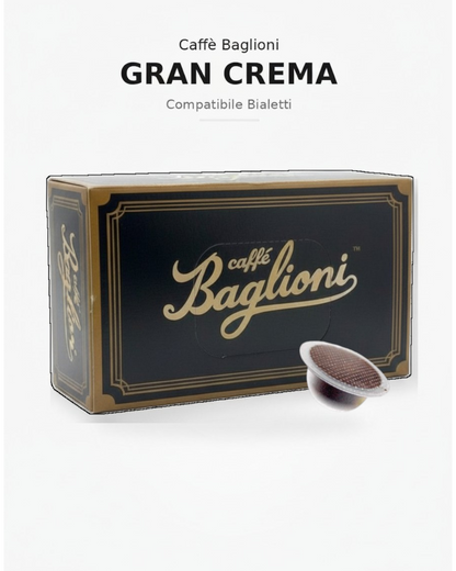 Caffè Baglioni -  Gran Crema - Bialetti - 96 Cps