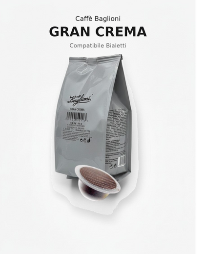 Caffè Baglioni -  Gran Crema - Bialetti - 96 Cps