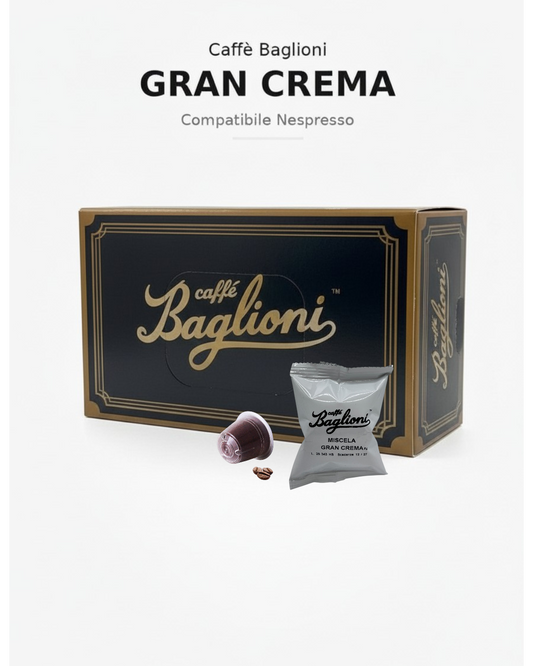 Caffè Baglioni - Gran Crema - Compatibile Nespresso - 50 capsule