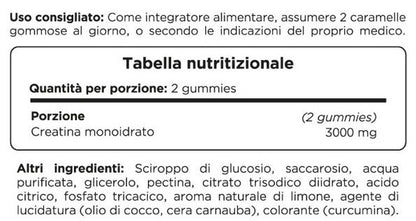 NAC Nutrition Creatina Gummies 1.5 grammi