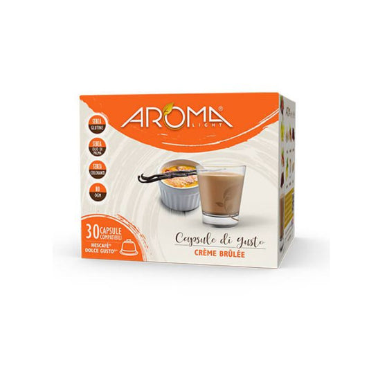 AROMA Creme Brulee 30 Capsule Compatibili Dolce Gusto*
