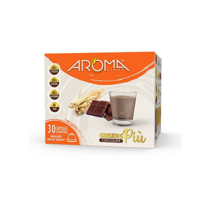 AROMA  Ginseng con Cioccolata 30 Capsule Compatibili Dolce Gusto*