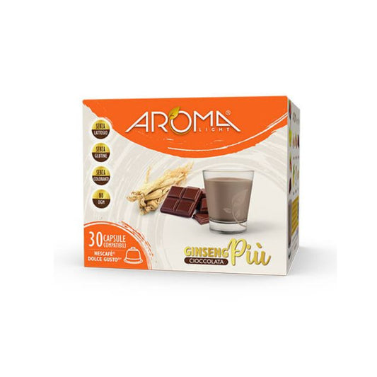 AROMA  Ginseng con Cioccolata 30 Capsule Compatibili Dolce Gusto*